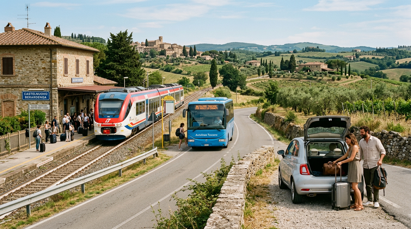 Come muoversi in Toscana: treno, auto o bus?