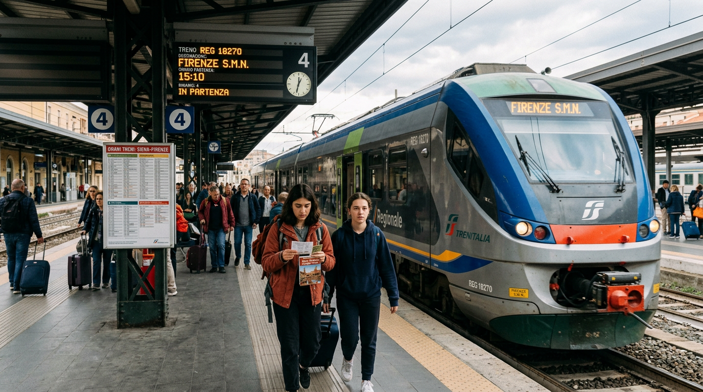 Treno Siena Firenze: orari, prezzi e consigli pratici